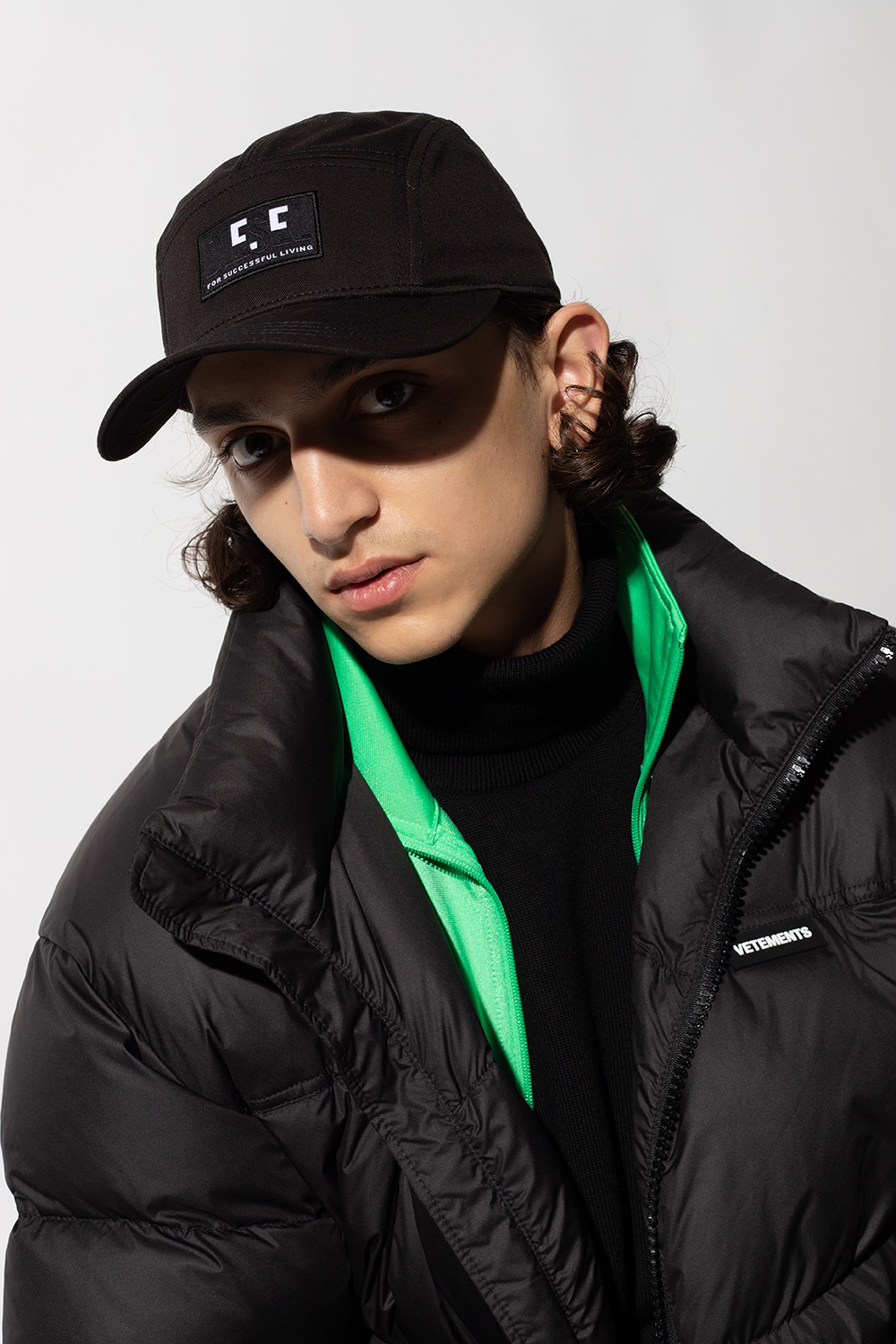 Black Logo-patched baseball cap Diesel - Vitkac GB